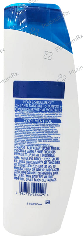 Head & Shoulders 2 in 1 Anti-Dandruff Shampoo+Conditioner Cool Menthol