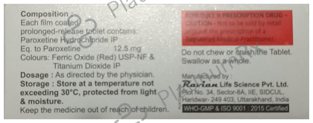 Poluxetine 12.5mg Tablet PR 10s