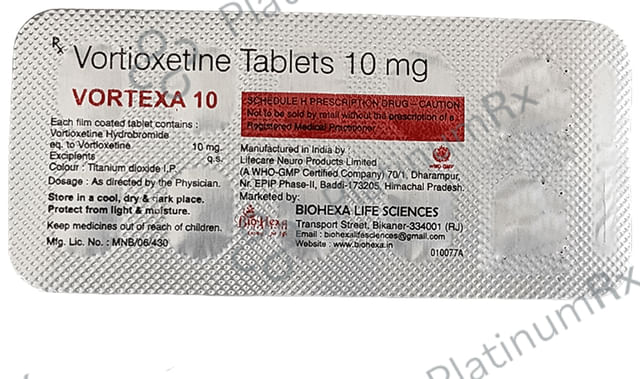 Vortexa 10 Tablet
