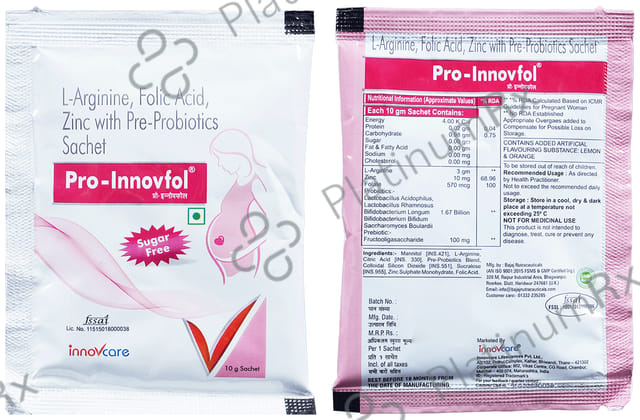Pro Innovfol Sachet Sugar Free 10gm