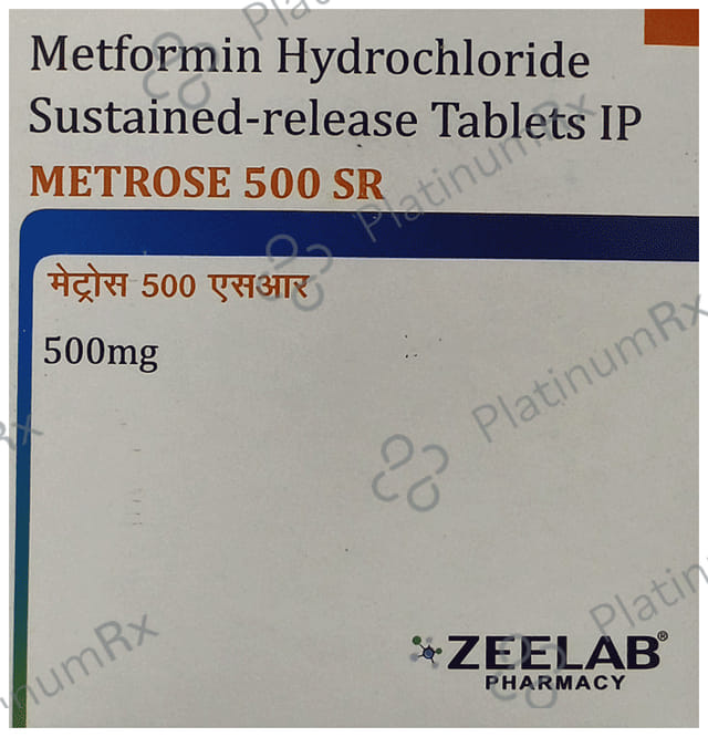 Metrose 500mg Tablet SR 15 Tablet SR