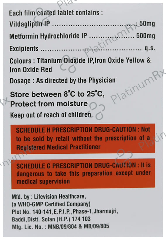 Vildanix-M 500 Tablet