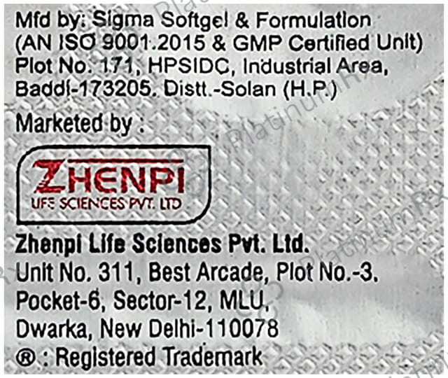 Zenitoin 20 Soft Gelatin Capsule