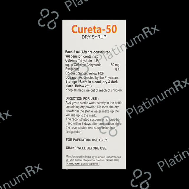 Cureta 50 Dry Syrup