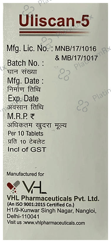 Uliscan 5 Tablet