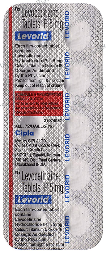 Levorid 5mg Tablet 10s