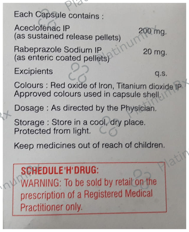 Zix R OD 200/20mg Capsule SR 10s