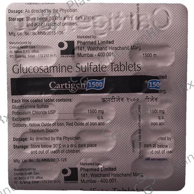 Cartigen 1500mg Tablet 15s
