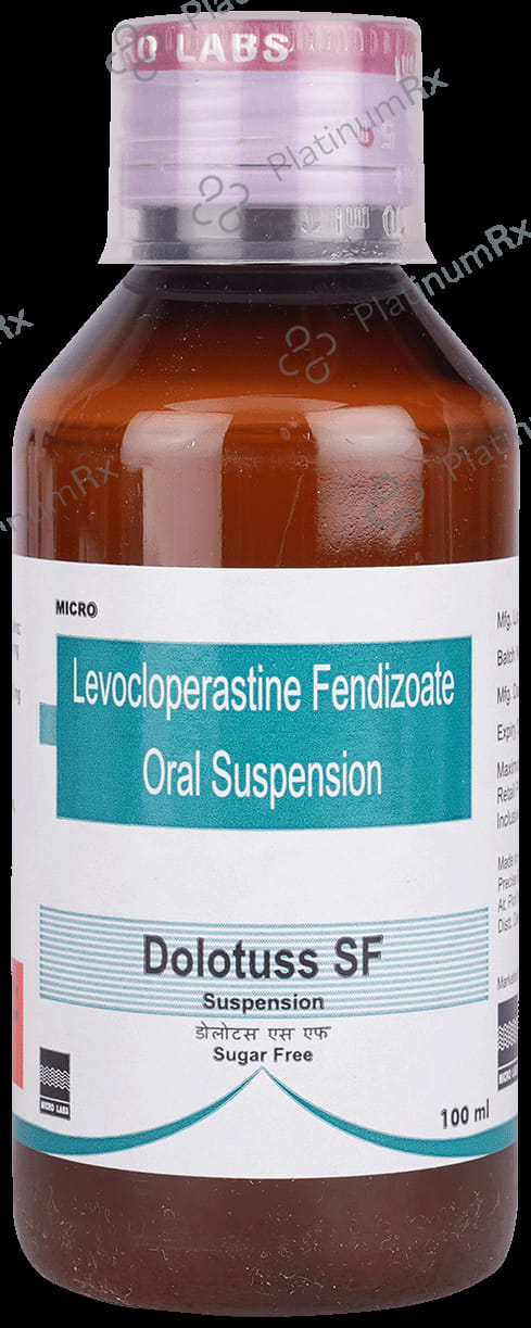 Dolotuss SF Oral Suspension Sugar Free