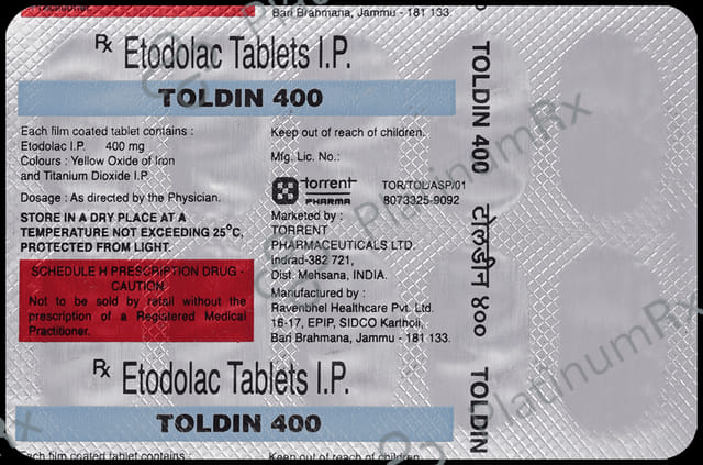 Toldin 400 Tablet