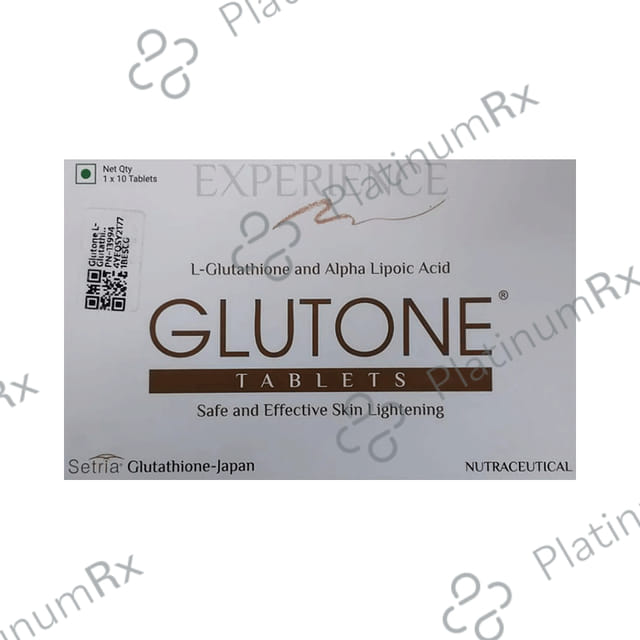 Glutone 100/500mg Tablet 10s
