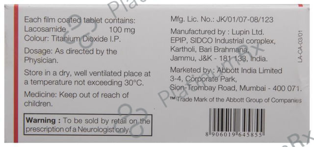 Lacoxa 100mg Tablet 10s
