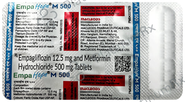 Empahope M 500mg Tablet 10s