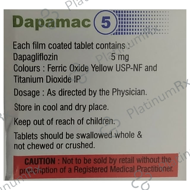 Dapamac 5mg Tablet 10s