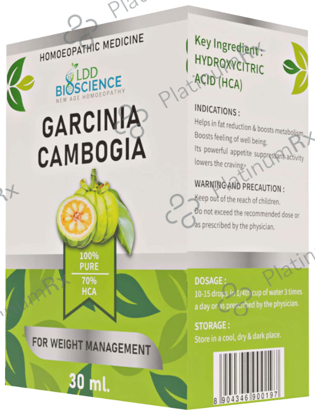 LDD Bioscience Garcinia Cambogia Drops For Weight Management (30ml Each)