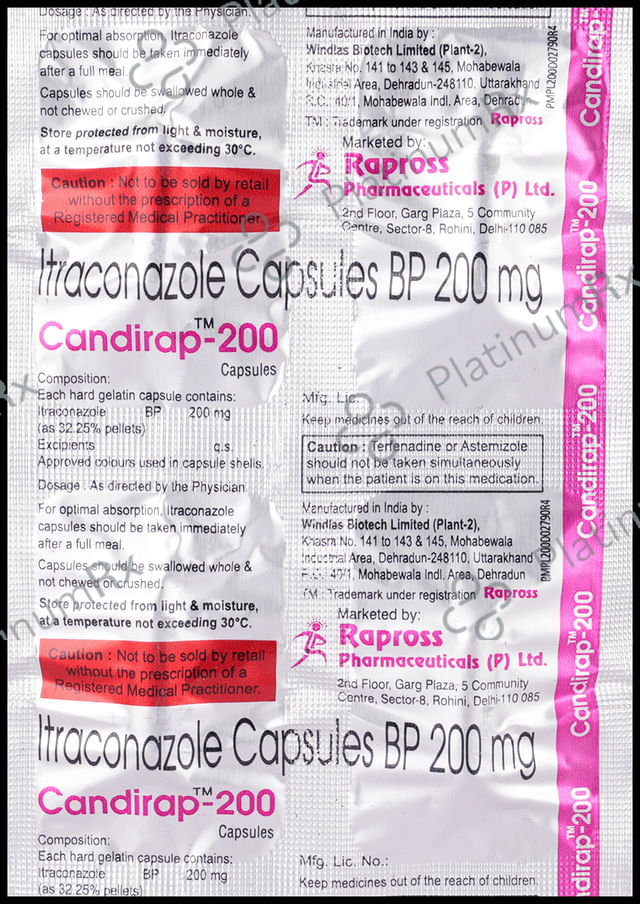 Candirap 200mg Capsule 4s
