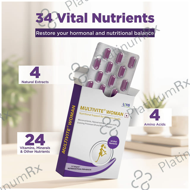 Multivite Woman Nutritional Support For Women's Health 15s