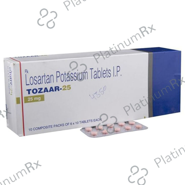 Tozaar 25mg Tablet 10s