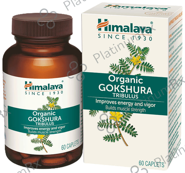 Himalaya Organic Gokshura - Men's Wellness - Helps improve Stamina and Vigour - Caplet