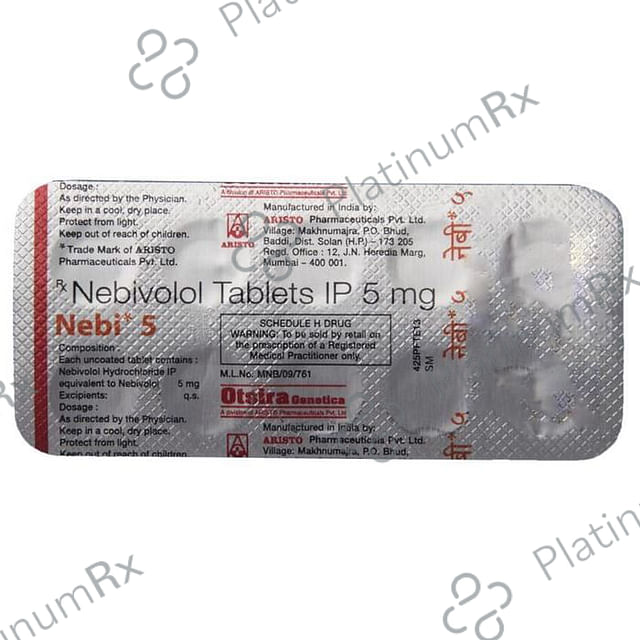 Nebi 5mg Tablet 10s