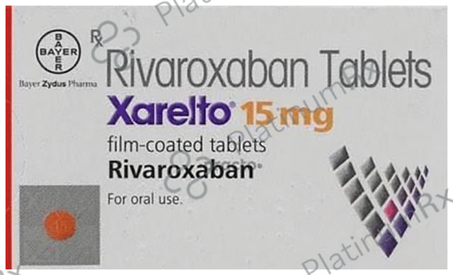 Xarelto 15mg Tablet 98s