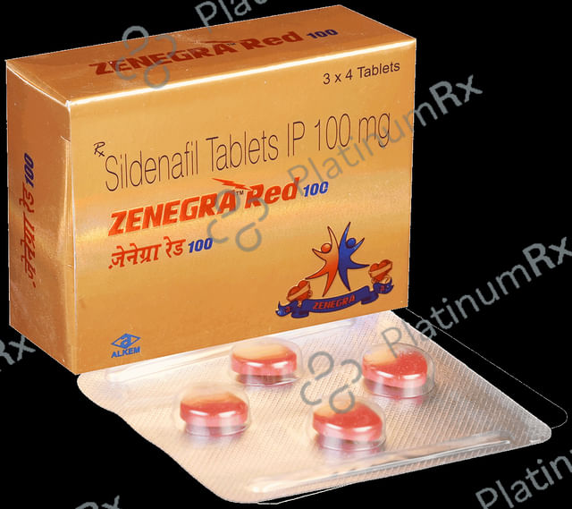 Zenegra Red 100mg Tablet 4s