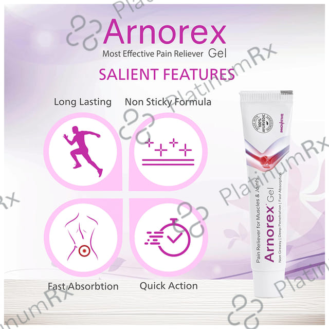 Arnorex Gel (30gm Each) 4 Tubes