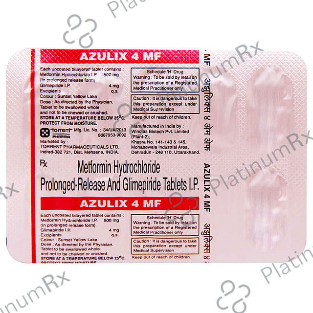 Azulix 4 MF Tablet PR 10 tablets
