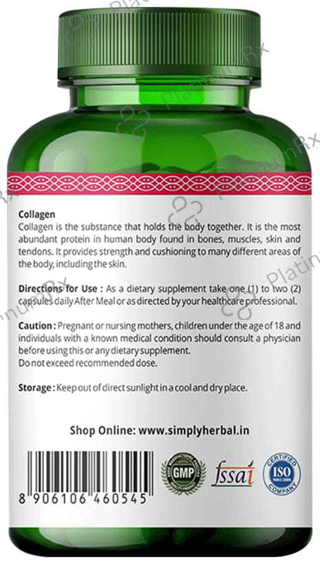 Simply Herbal Collegen Support 1000mg Capsule