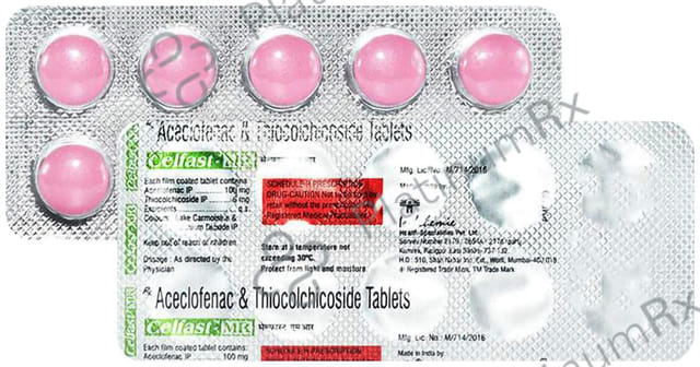 Celfast 8/100mg Tablet MR