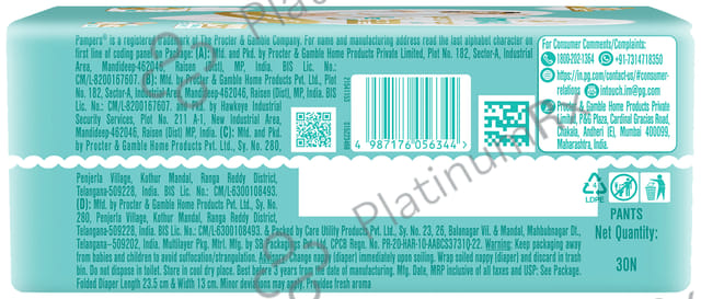Pampers Premium Care Pants with Aloe Vera & Cotton-Like Softness - Size XXL