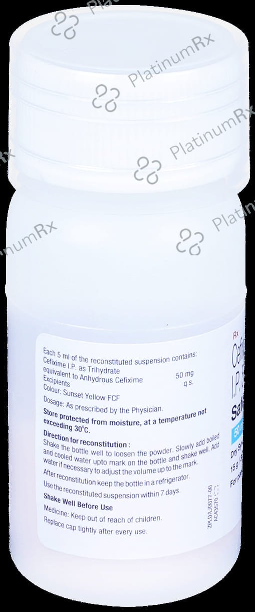 Safexim 50mg Dry Syrup 30ml
