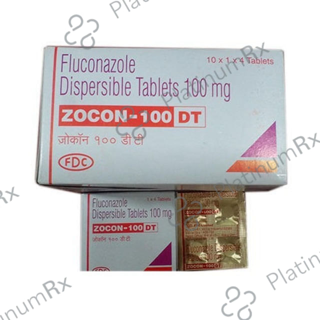 Zocon DT 100mg Tablet 5s 5s