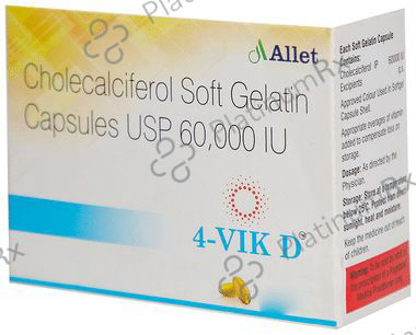 4 Vik D 6k Soft Gelatin Capsule 8s