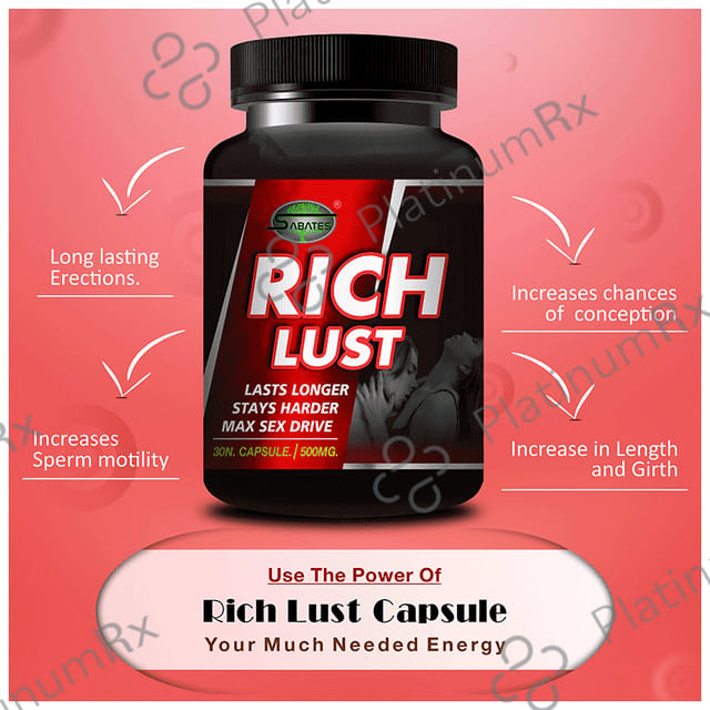 Sabates Rich lust Capsule 30 capsules