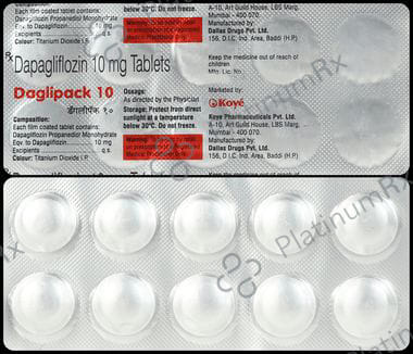 Daglipack 10mg Tablet