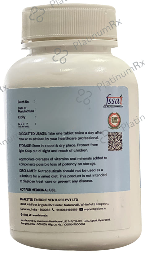 Bione Calcium & Vitamin D3 Plus Tablet 60s