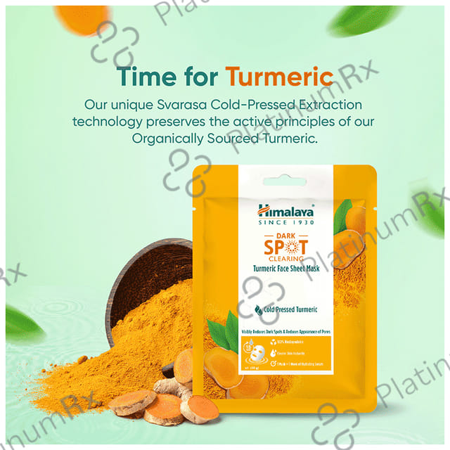 Himalaya Dark Spot Clearing Face Sheet Mask Turmeric