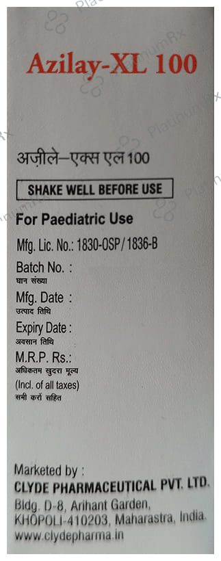 Azilay 100mg Oral Suspension 30 ml