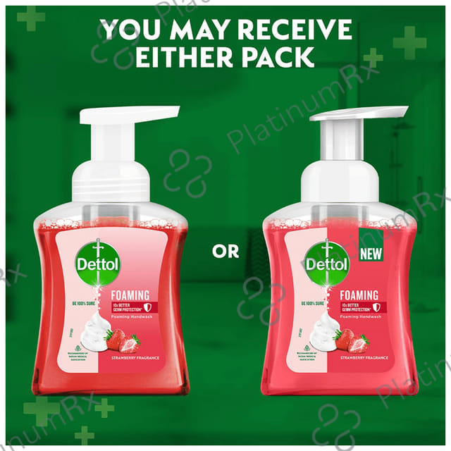 Dettol Strawberry Fragrance Foaming Handwash 250ml