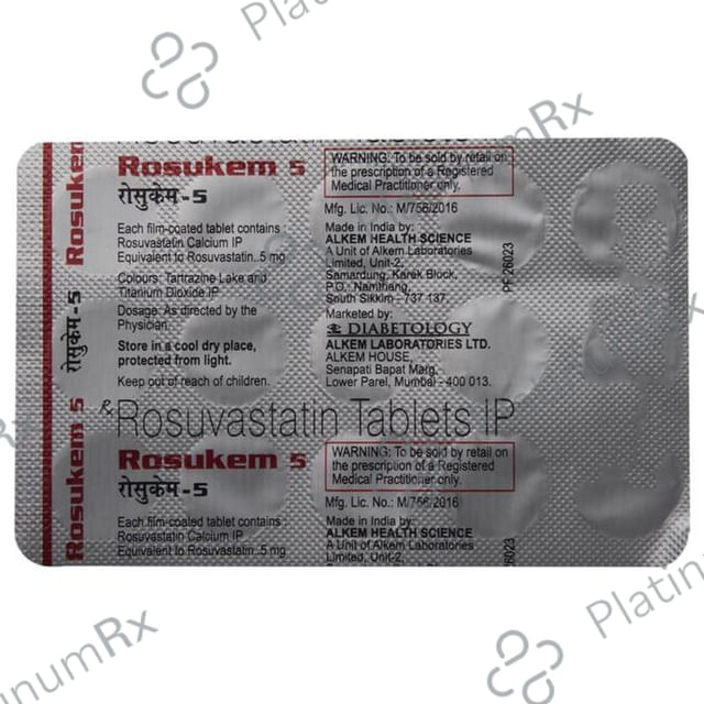 Rosukem 5mg Tablet 15s