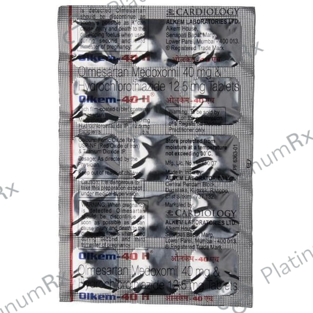 Olkem H 40/12.5mg Tablet 15s