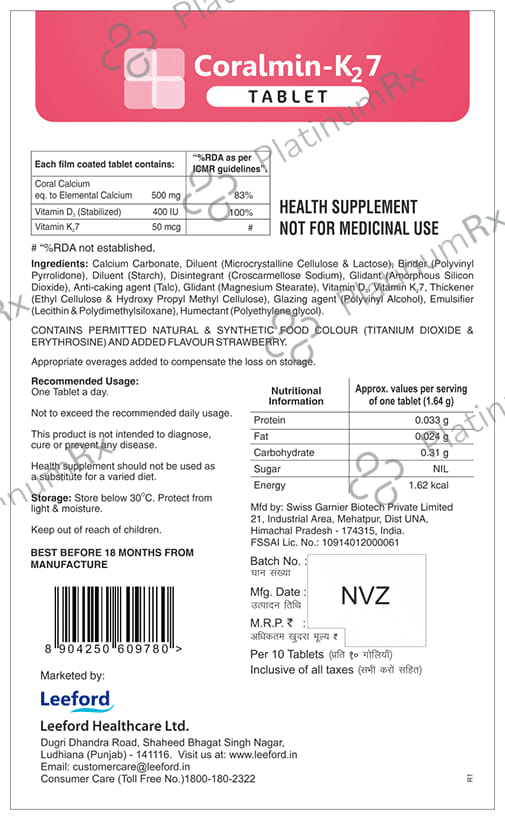 Coralmin-K27 Tablet