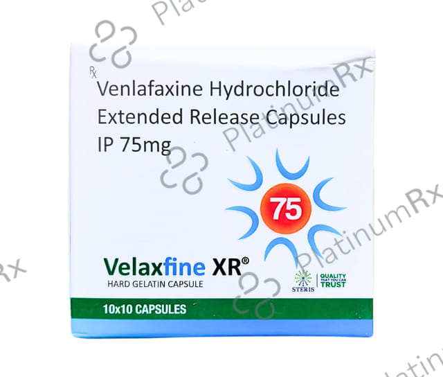 Velaxfine XR 75mg Capsule 10s