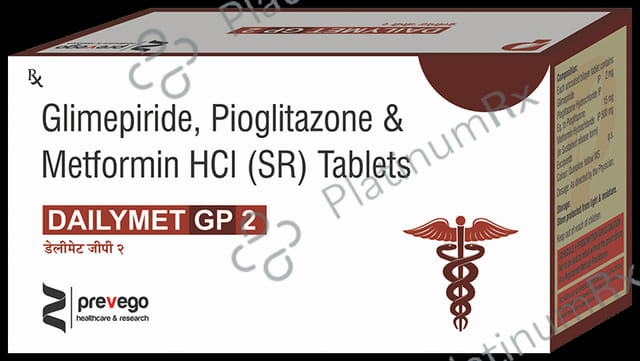 Dailymet GP 2/500mg Tablet SR 10s