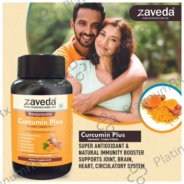 Zaveda Curcumin Plus Veg Capsule 30 vegicaps