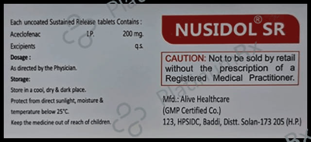 Nusidol SR Tablet 10s