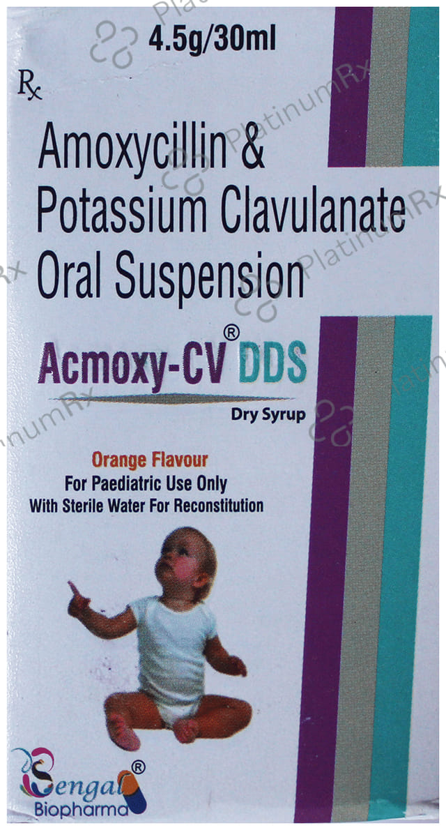 Acmoxy CV 400/57mg DDS Dry Syrup Orange 30ml
