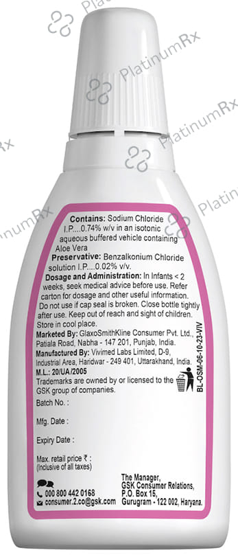 Otrivin Baby Saline Nasal Solution 10ml