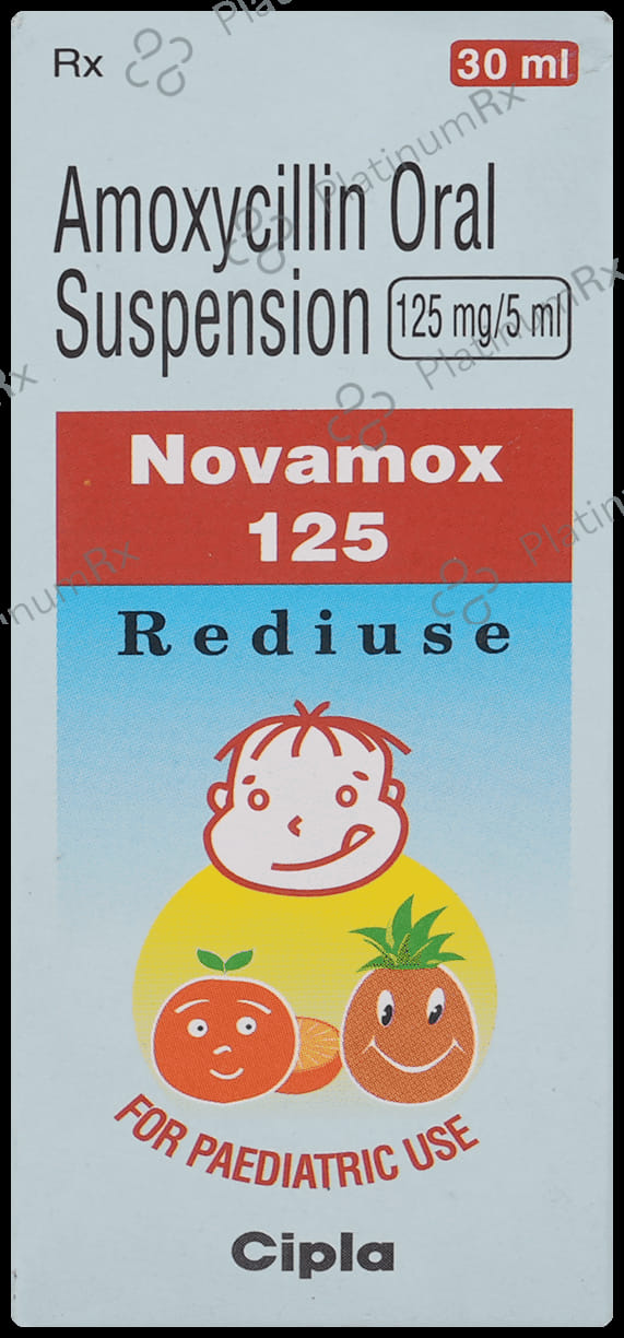 Novamox 125mg Rediuse Oral Suspension 30ml